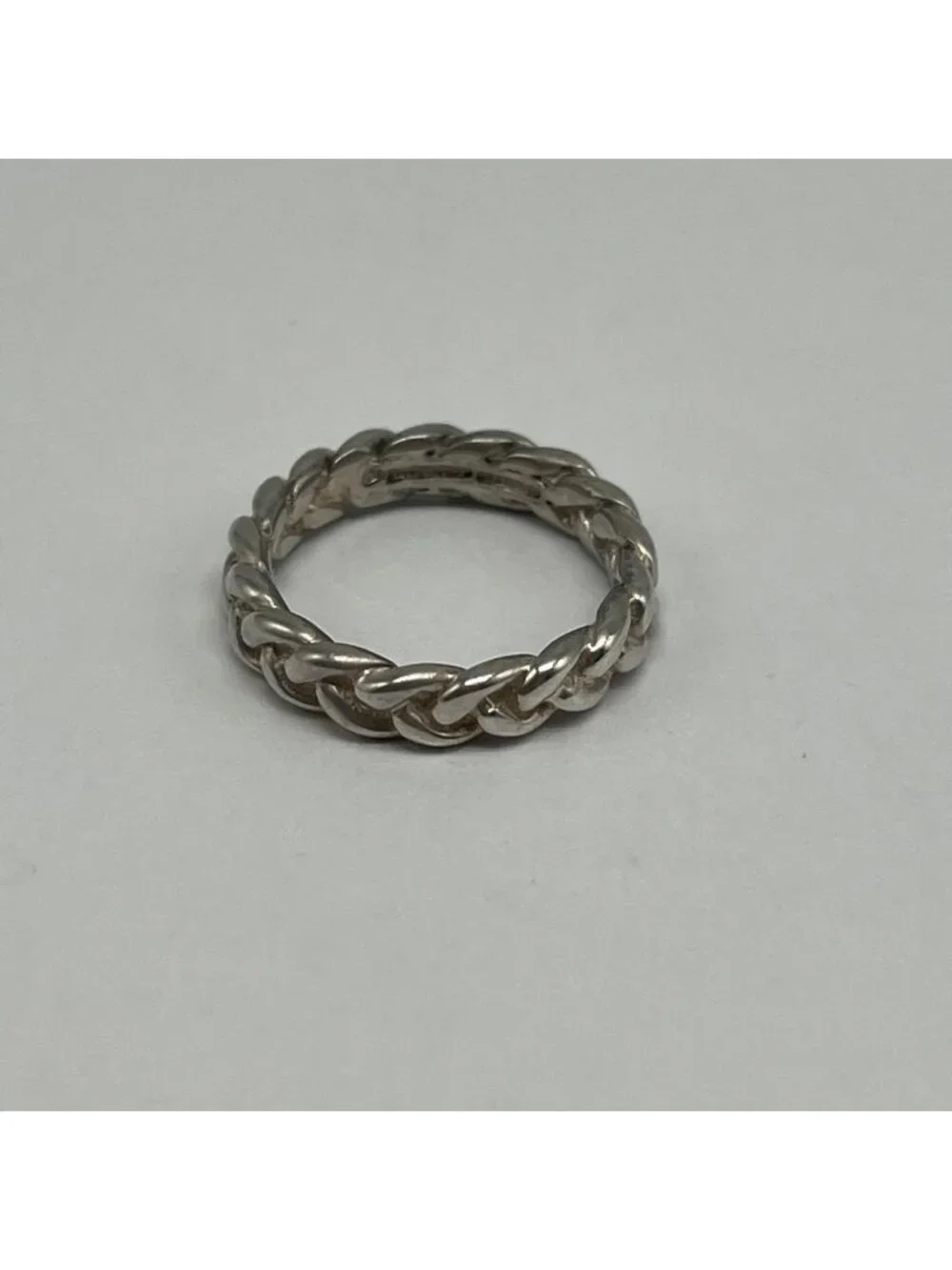Tiffany & Co Braided Ring 925 Sterling Silver Vintage